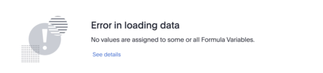 Formula variable error
