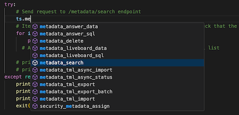 Autocomplete in IDE